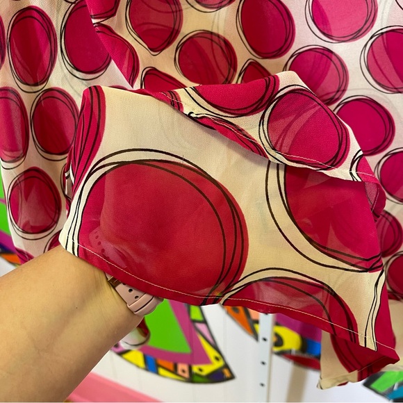 Lane Bryant, Layered Polka Dot Sleeveless Blouse. Size 22. In excellent cond! - Picture 2 of 6